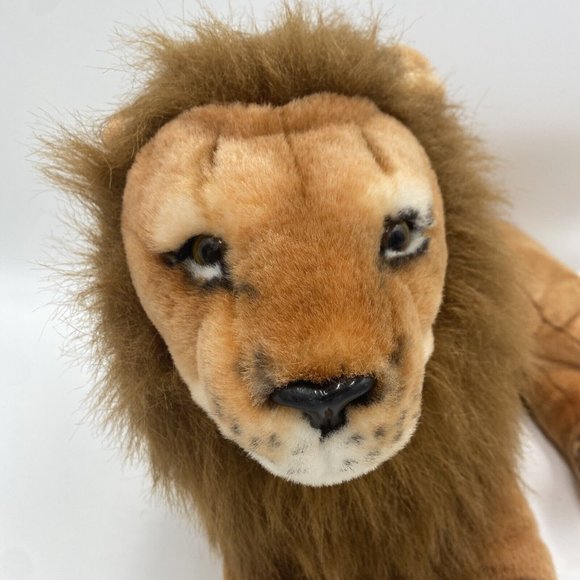 Jumbo Realistic Lion Kelly Toy Stuffed Animal Plush 21” Body - Picture 2 of 12